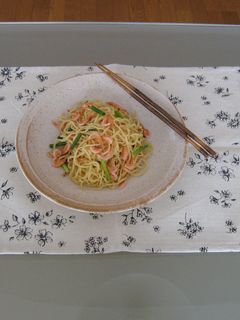 桜えびと万能ネギの塩焼きそば-レシピのメイン写真