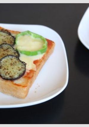 夏野菜のピザトースト-レシピのメイン写真