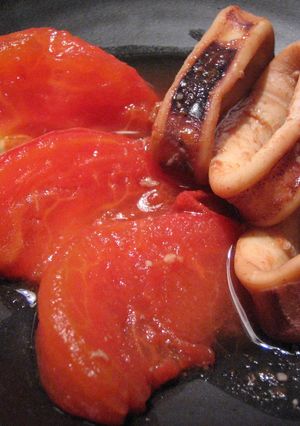 トマト消費に！イカと煮ちゃおう☆-レシピのメイン写真