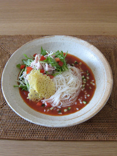 冷しゃぶそうめん ガスパチョ仕立て-レシピのメイン写真