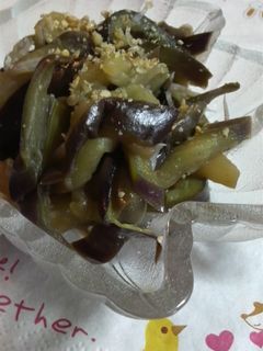 なすびとしらすのポン酢炒め-レシピのメイン写真