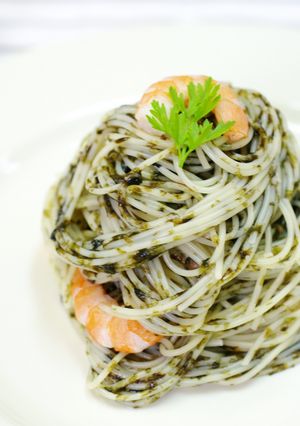 ★焼き海苔スパゲティ梅風味★-レシピのメイン写真