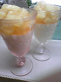 とろりんミルクプリン♪桃ジュレのせ-レシピのメイン写真