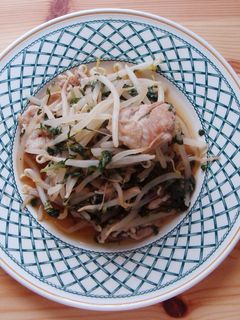 シソたっぷり!もやし豚炒め-レシピのメイン写真
