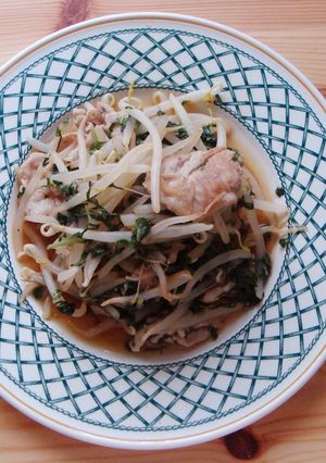 シソたっぷり！もやし豚炒め-レシピのメイン写真