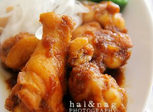 鶏手羽のオニオンソース煮込み-レシピのメイン写真