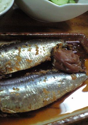 圧力鍋で♪いわしの梅煮-レシピのメイン写真