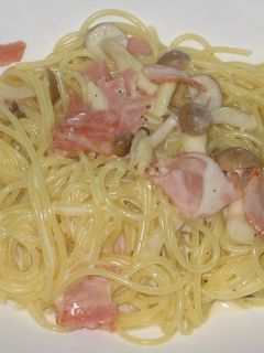 玉子もバターも不要!あっさりカルボ-レシピのメイン写真