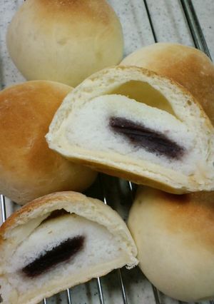 モチっと!!かるかん!?あんぱん-レシピのメイン写真