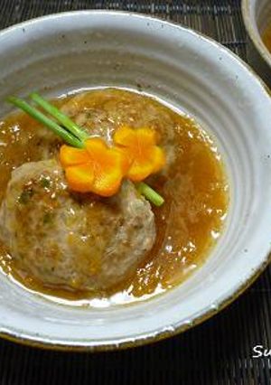 野菜入りあんかけ豆腐ハンバーグ-レシピのメイン写真