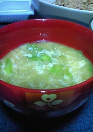 ✿レタスと卵のお味噌汁✿-レシピのメイン写真
