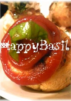 トマトとバジルのイタリアンたこ焼き-レシピのメイン写真