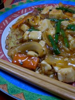 お腹大満足 ♪ 麻婆豆腐・焼そば !!-レシピのメイン写真