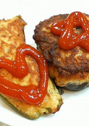 余った卵黄で☆ピーマンと椎茸の肉詰め☆-レシピのメイン写真