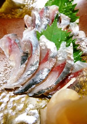 鰺の白梅酢〆-レシピのメイン写真
