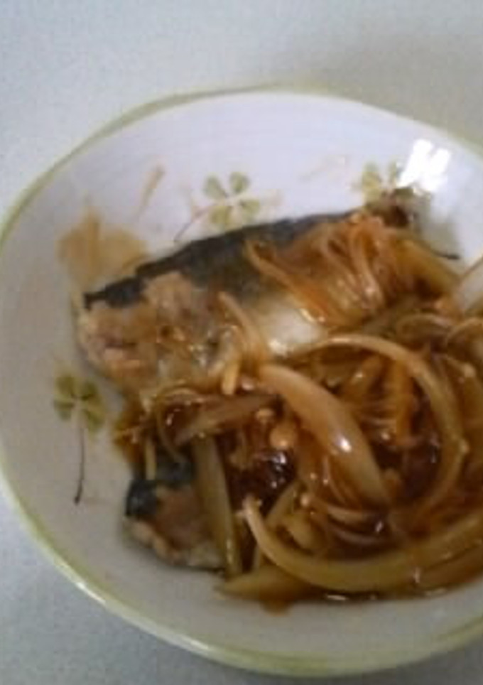 アジのきのこと玉ねぎソースかけ-レシピのメイン写真