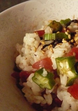 簡単☆夏にッ！さっぱりオクラ丼♪♪-レシピのメイン写真
