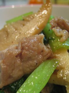 お手軽!筍と豚肉のテリッと炒め-レシピのメイン写真