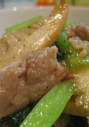 お手軽!筍と豚肉のテリッと炒め-レシピのメイン写真