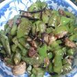 簡単☆万願寺とうがらしと豚の塩昆布炒め