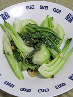 青梗菜炒め-レシピのメイン写真