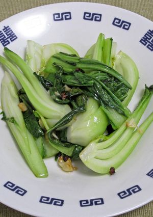 青梗菜炒め-レシピのメイン写真
