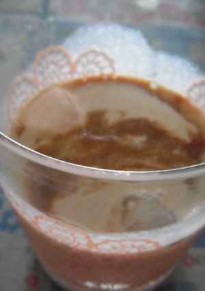 ストローでプリンシェイク風（飲むプリン）-レシピのメイン写真