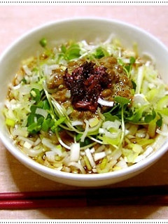 冷やし納豆うどん-レシピのメイン写真