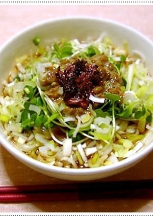 冷やし納豆うどん-レシピのメイン写真