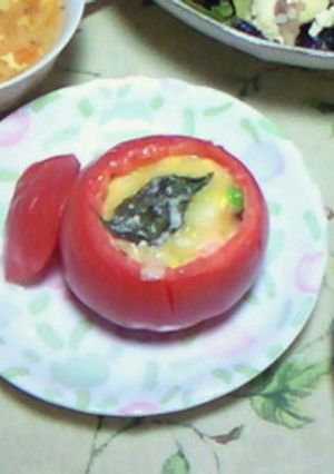 とまとカップグラタン*・゚-レシピのメイン写真