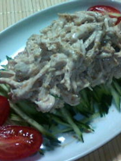 簡単!万能胡麻たれで☆鶏胸肉の和風棒棒鶏-レシピのメイン写真