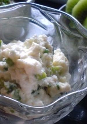 【お豆腐と青葱の和え物】-レシピのメイン写真