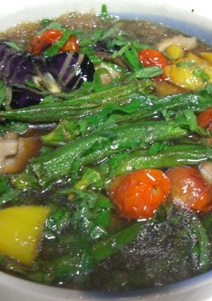 夏野菜たっぷり大皿囲んでみんなで揚げ浸し-レシピのメイン写真
