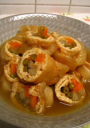 おうちで簡単!野菜たっぷり信田巻-レシピのメイン写真