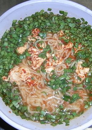 県民　辛麺？-レシピのメイン写真