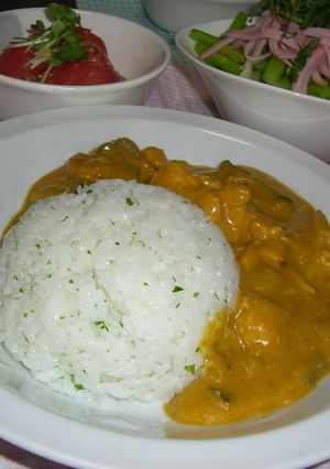 夏野菜のクリーミーカレー＆レモンライス-レシピのメイン写真