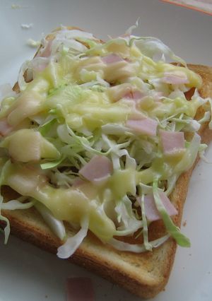 【朝食】ベジタブルトースト-レシピのメイン写真