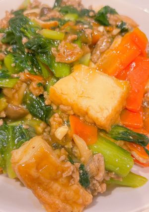 タアサイの中華風炒め(記録用)-レシピのメイン写真