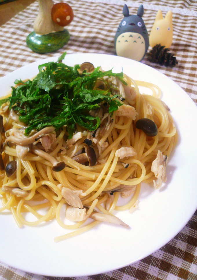 ささみとしめじの柚子胡椒パスタ-レシピのメイン写真