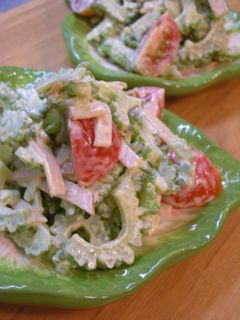 ゴーヤで♪カレーマヨ味のサラダ-レシピのメイン写真