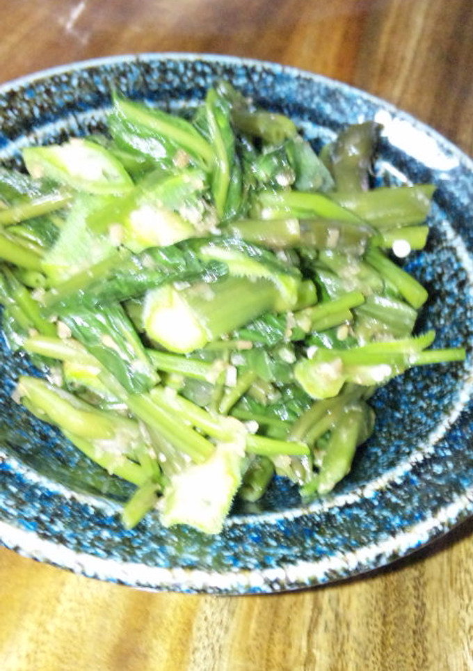 空芯菜の簡単和え物-レシピのメイン写真