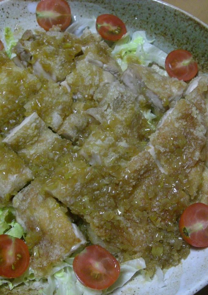 鶏肉サクサク揚げネギソース-レシピのメイン写真