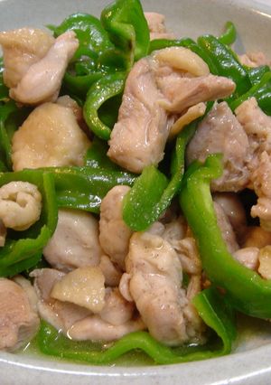 パパッと！　鶏肉ピーマン炒め-レシピのメイン写真