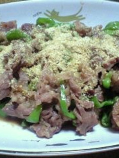 ピーマンたっぷり牛肉炒め-レシピのメイン写真