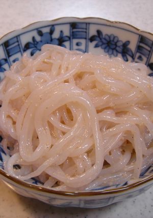 しらたき　たらこスパソース炒め-レシピのメイン写真