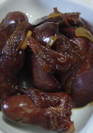 鶏レバーの甘辛照り煮　佃煮風-レシピのメイン写真