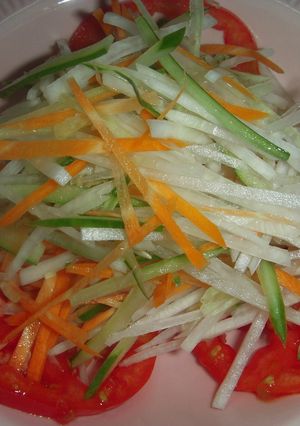 大根サラダ（梅味噌マヨソース）-レシピのメイン写真
