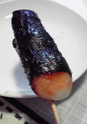簡単おやつ 白玉の磯辺焼き-レシピのメイン写真