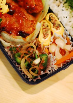 ピーマンと玉ねぎのおかか炒め-レシピのメイン写真