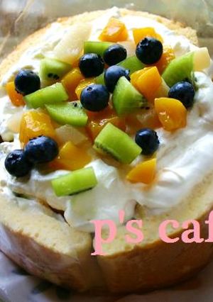 フルーツロールケーキ♪-レシピのメイン写真